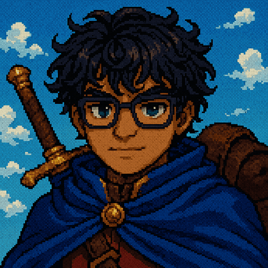 Pixelated portrait of Shresht