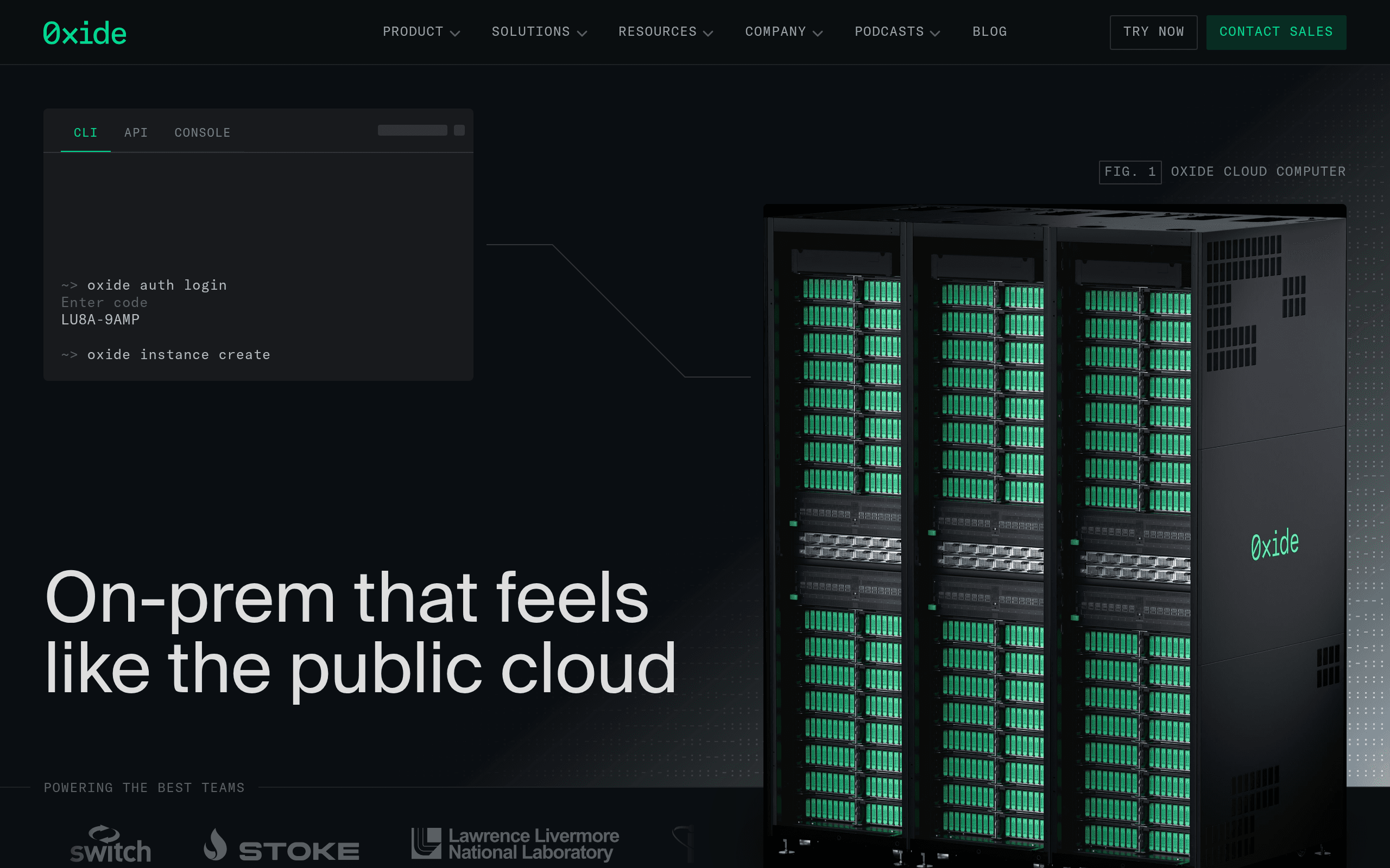 Oxide Computer Company screenshot